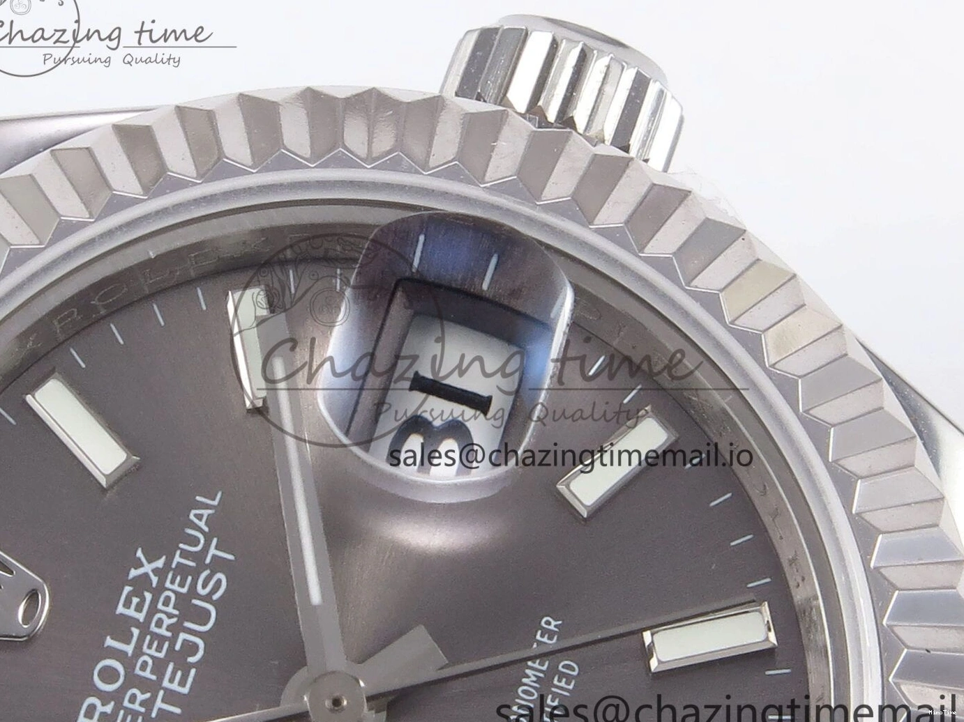 MiroTime 0425 Fashionable DateJust 28MM 279174 SS GMF 1:1 Best Edition 904L Steel Gray Stick Dial on Jubilee Bracelet A 1138